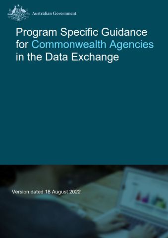 DEX Program specific guidance – Commonwealth Agencies cover
