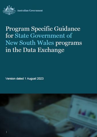 Program specific guidance for Government of New South Wales programs