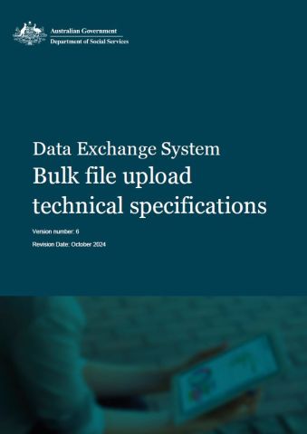 cover of Bulk File Upload Technical Specifications