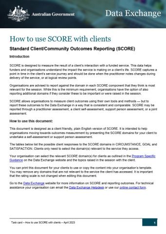 How to use SCORE with clients cover image