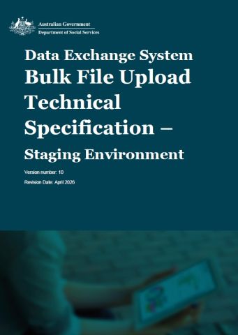 cover of Bulk File Upload Technical Specification – Staging Environment