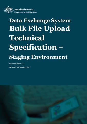 cover of Bulk File Upload Technical Specifications